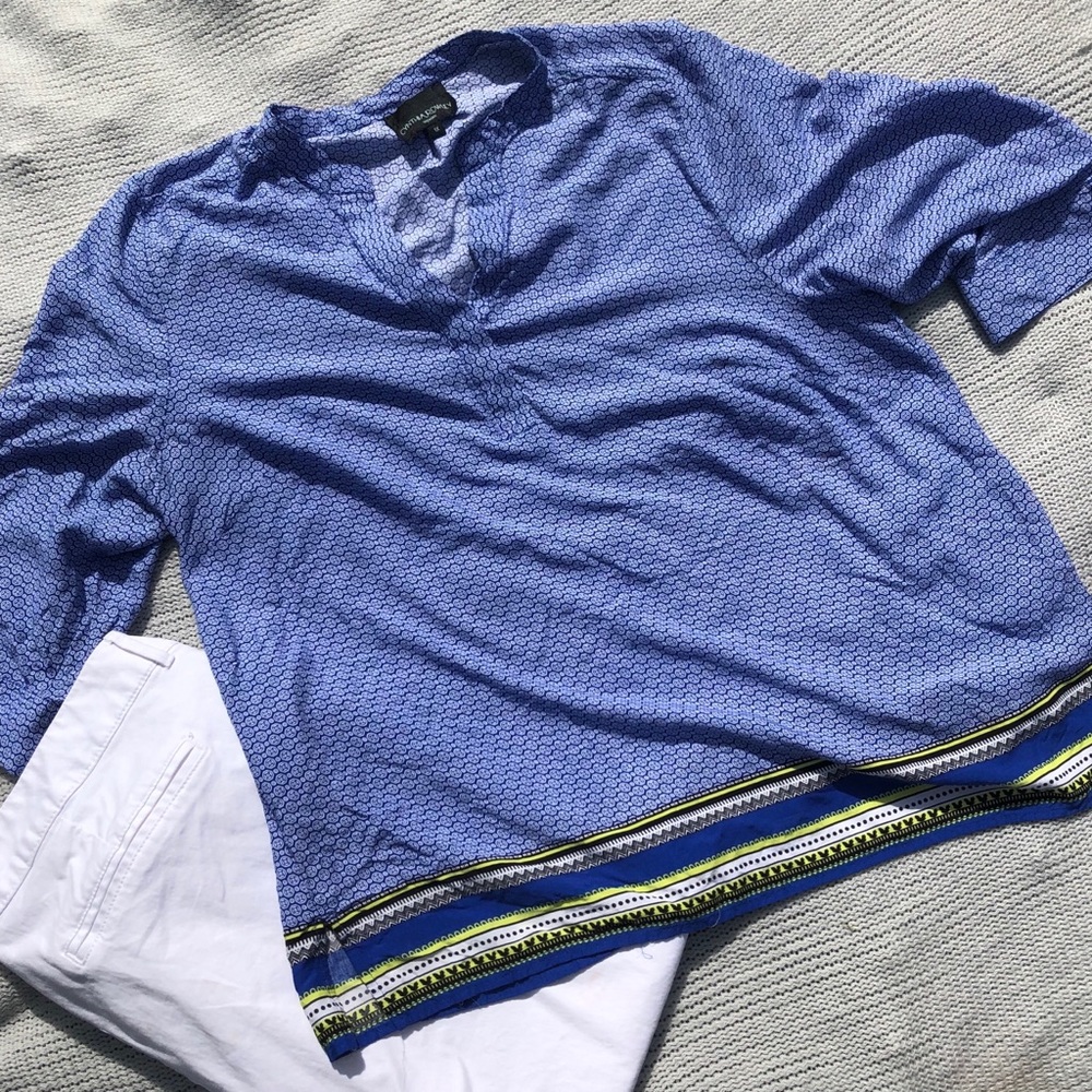 Cynthia Rowley Boho V Neck Tunic